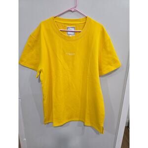 GODI Men's Size XL - "CCC x I I I" Heavy-Duty Yellow T-Shirt *NWOT*